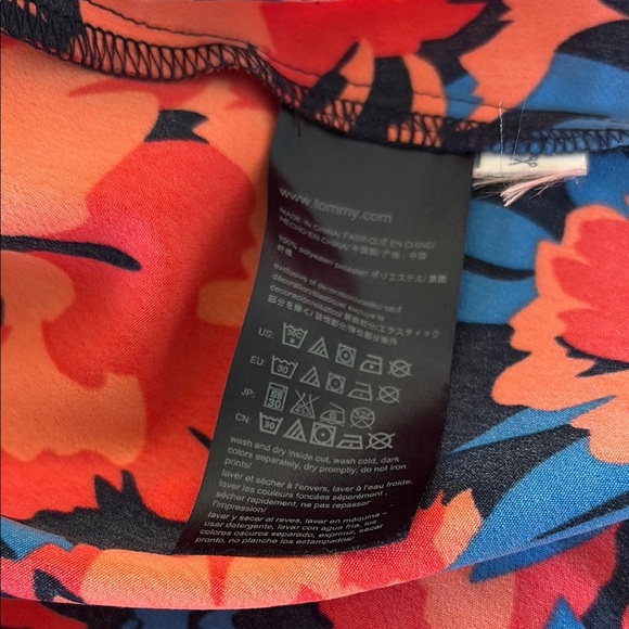 Tommy Hilfiger Pink and Blue Sundress Sleeveless Scoop Neck Resort Wear - Picture 8 of 8